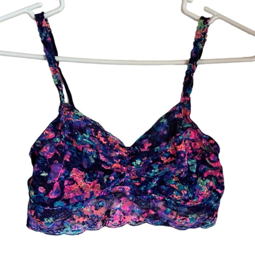 Pink Victoria's Secret Tie Dye Bra Size S